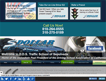 Tablet Screenshot of dollardrivingschool.com